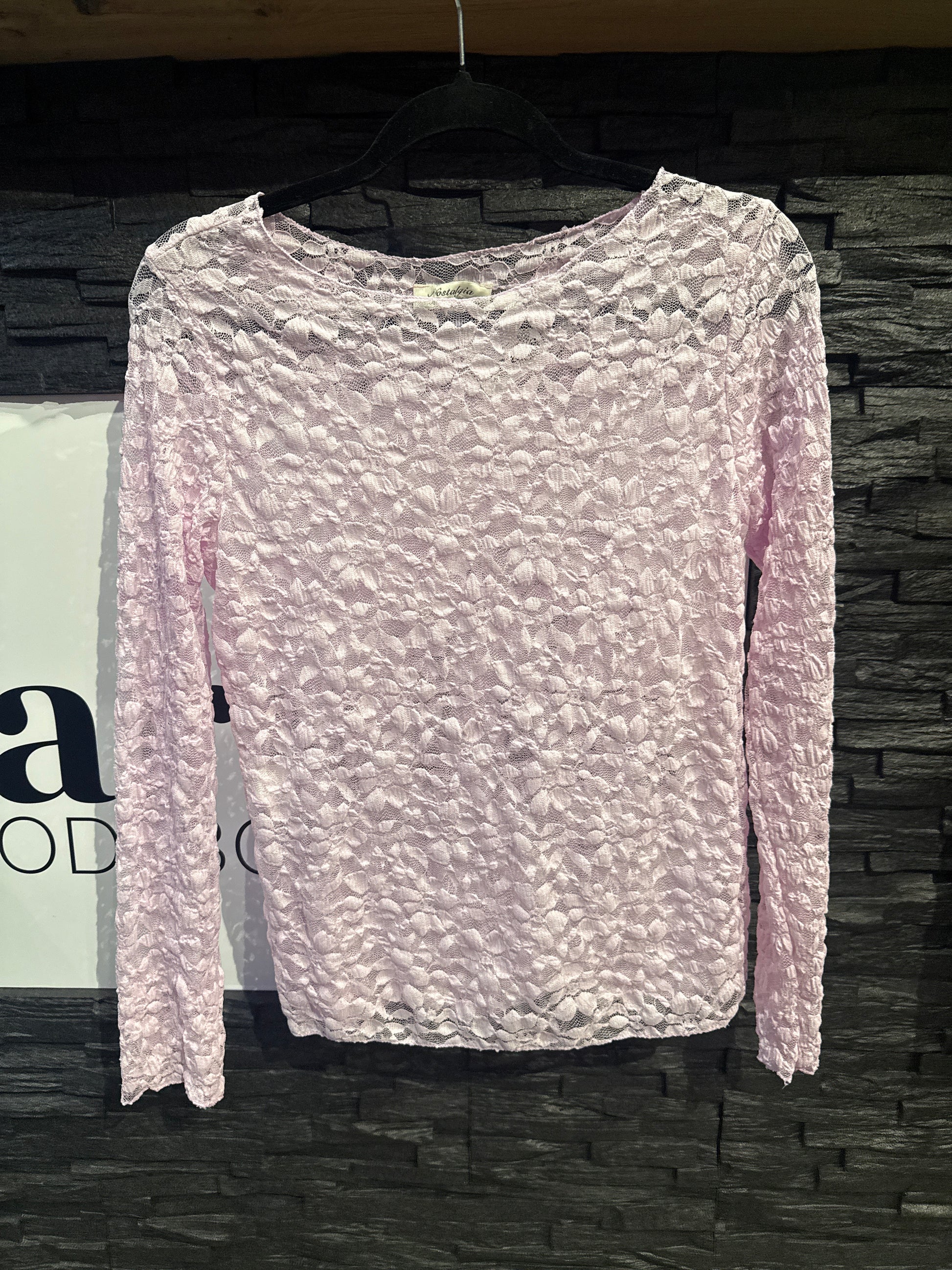 Spitzenshirt -1416- rosa - Sarahs Modeboutique
