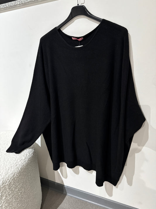 Pulli overzise -7550- schwarz