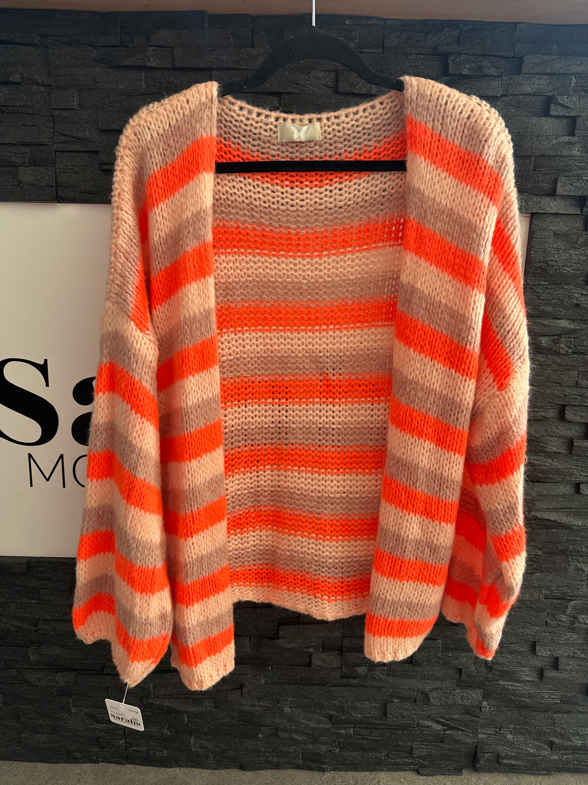 STRICKJACKE -3557- ORANGE - Sarahs Modeboutique