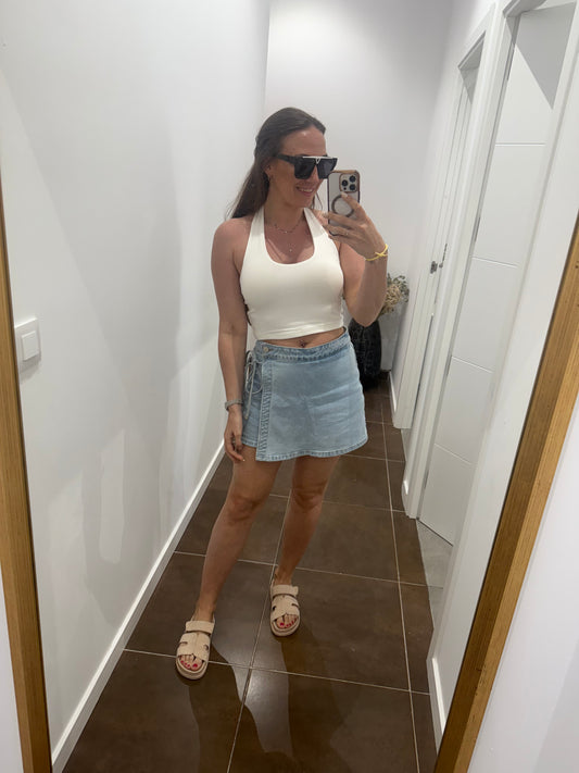 TOP -1449- WEIẞ - Sarahs Modeboutique
