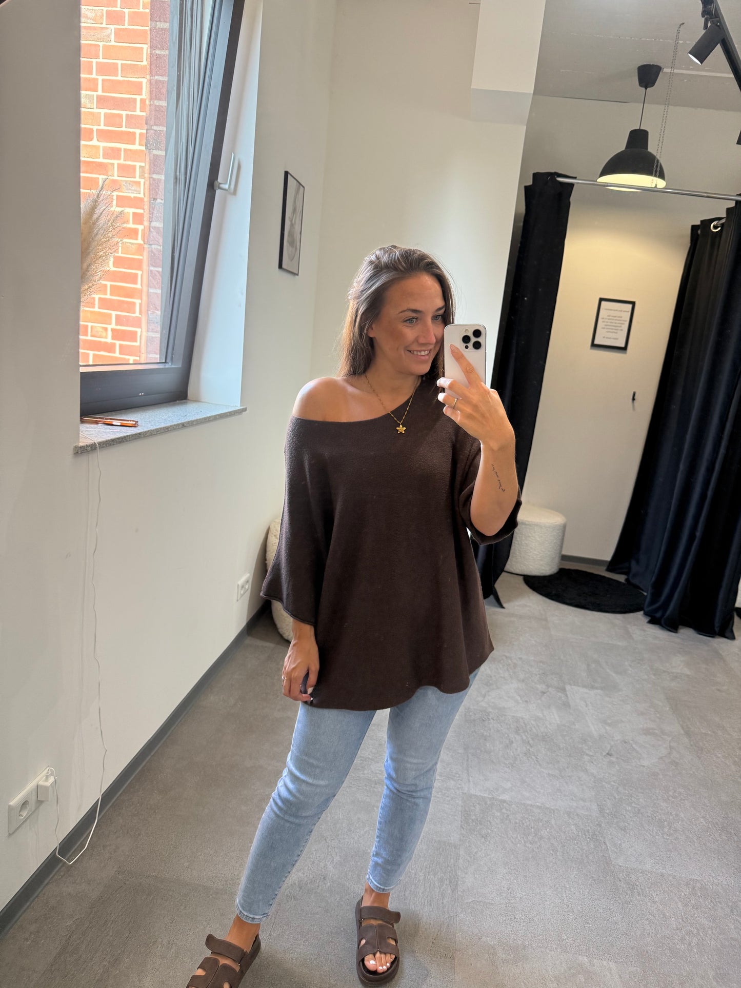 OVERZISE PULLI -4778- BRAUN