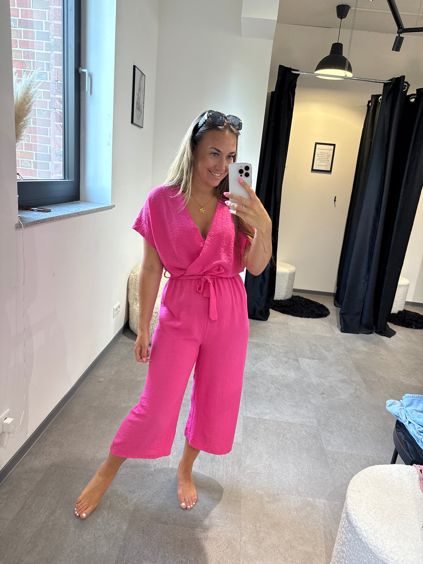 Jumpsuit -1910- Pink - Sarahs Modeboutique