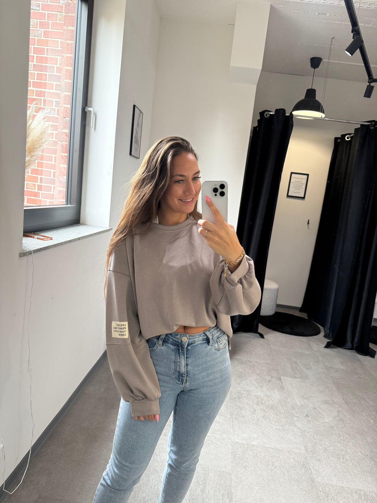 PULLOVER SOFTI -5889- TAUPE - Sarahs Modeboutique