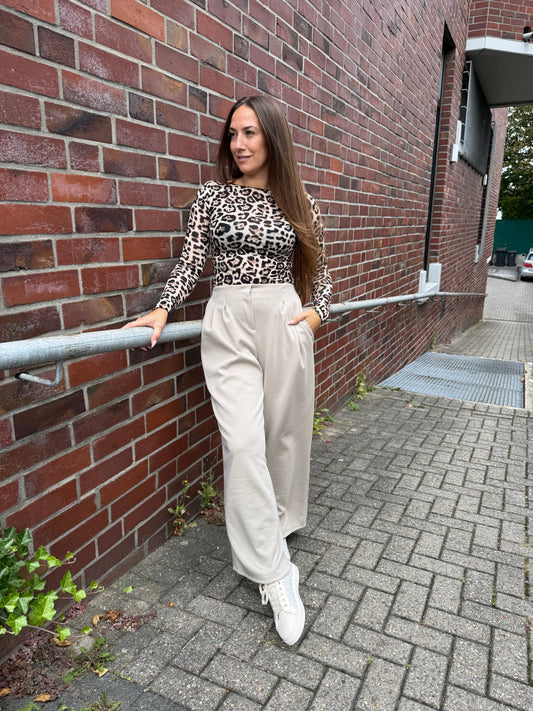 SOFTHOSE -8877- DUNKELBEIGE