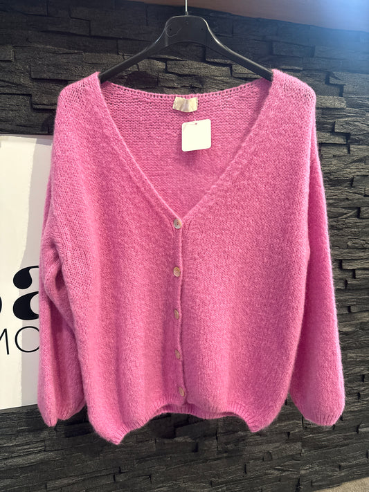STRICKJACKE -6658- PINK - Sarahs Modeboutique