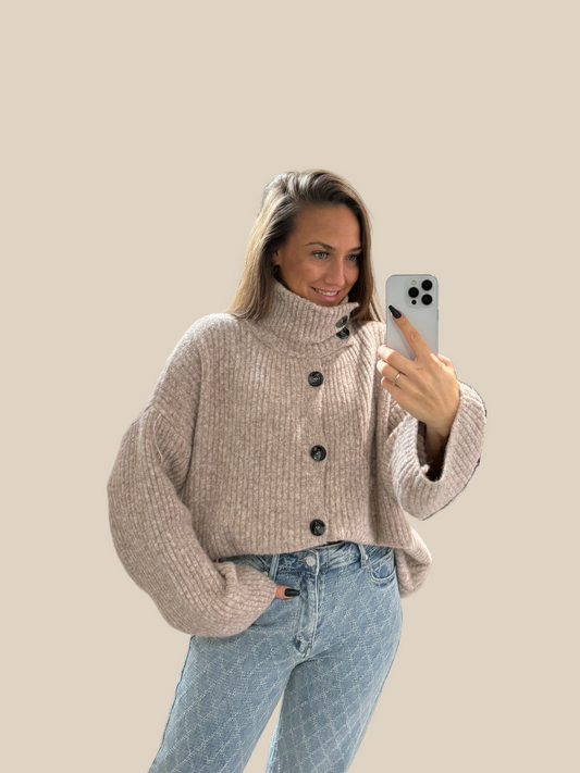 PULLOVER -2492- BEIGE