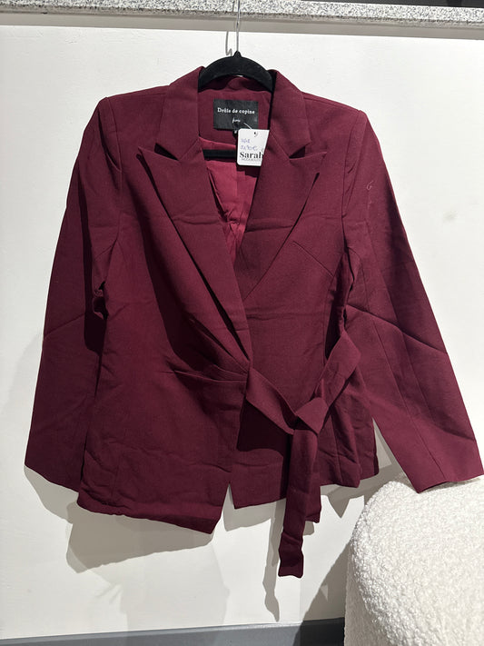 Wickelblazer -7648- Bordeaux