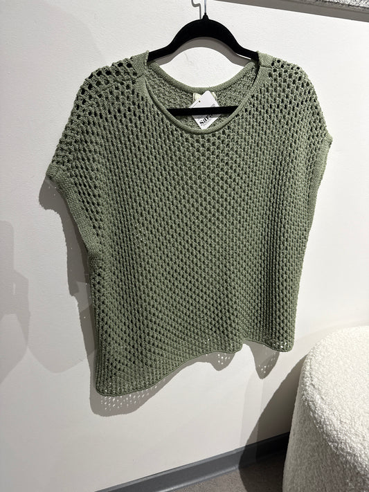 Lochpulli -7650- Khaki