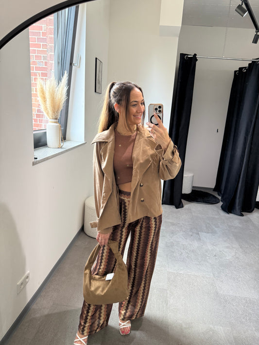 Jacke -8094- beige