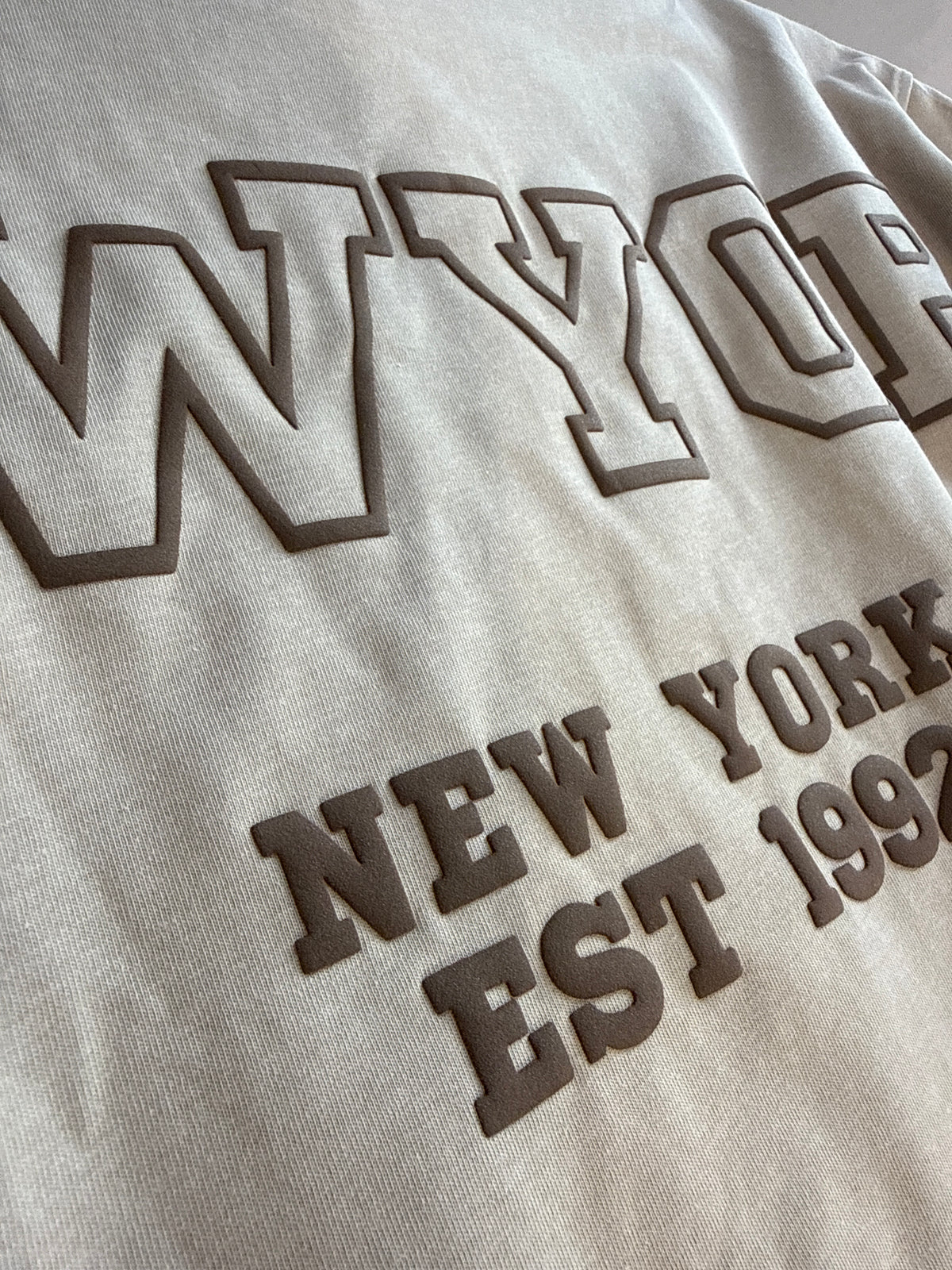 SWEATSHIRT NEW YORK -6002- TAUPE - Sarahs Modeboutique