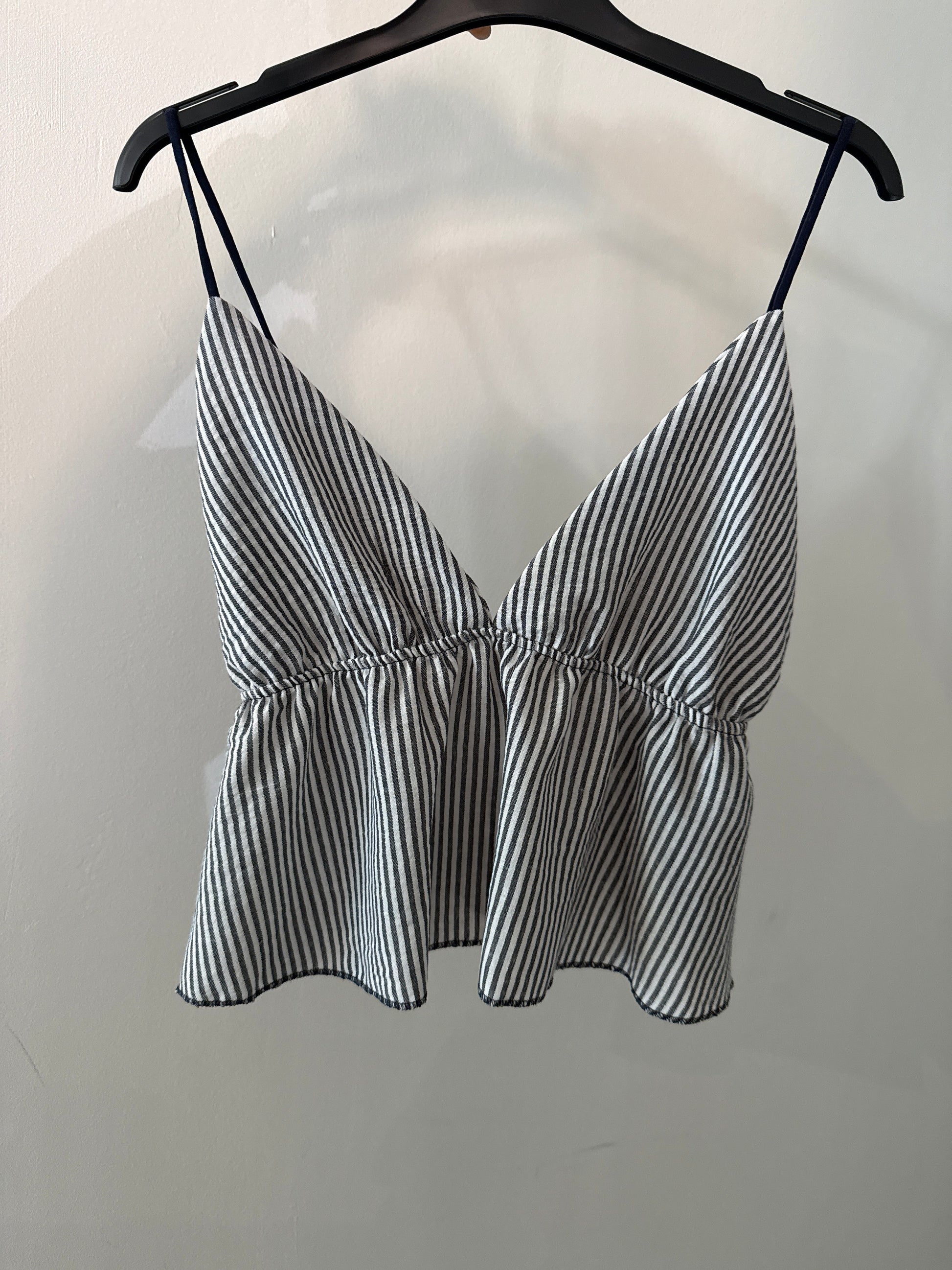 TOP GESTREIFT -1450- DUNKELBLAU - Sarahs Modeboutique