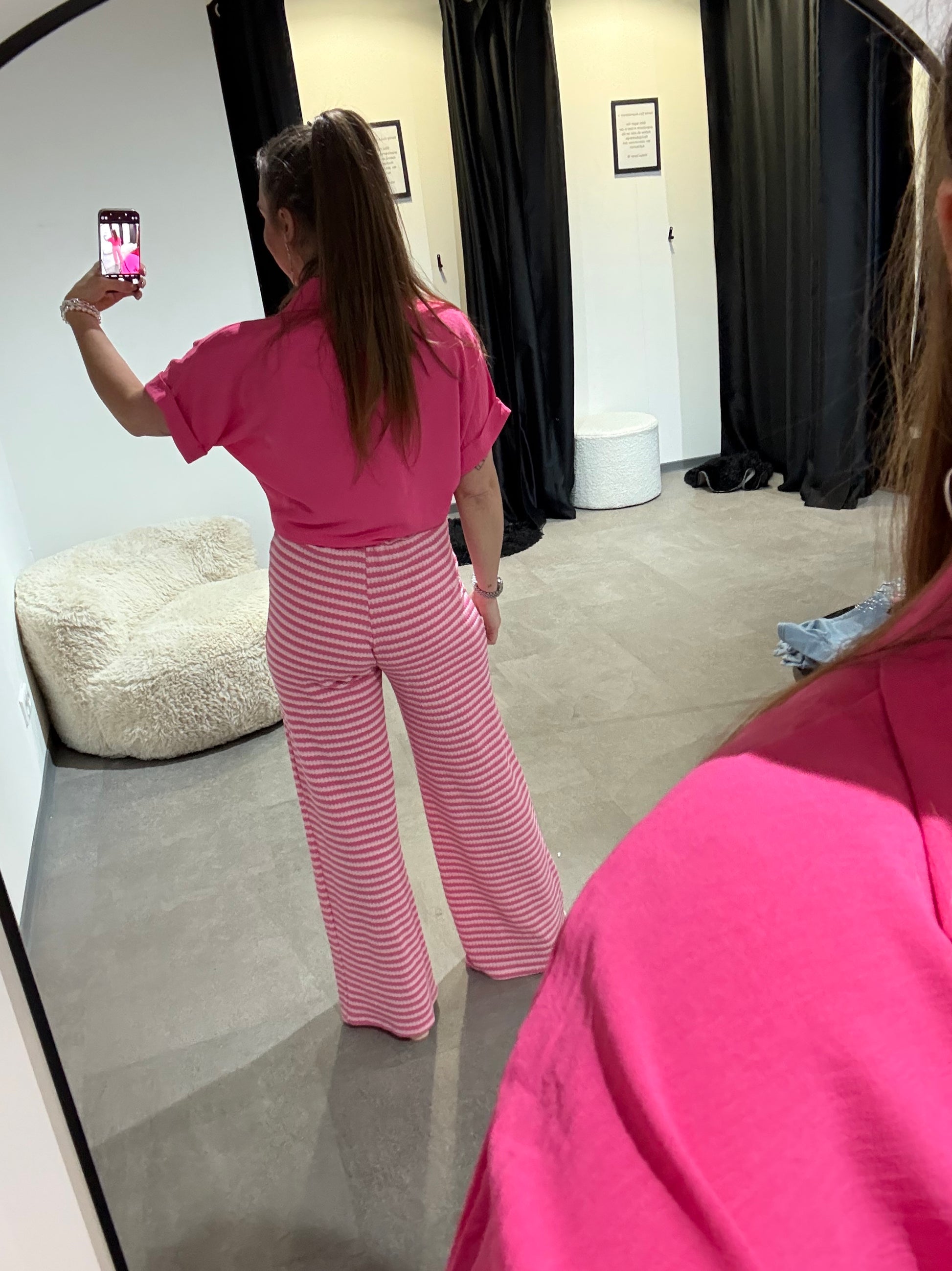 STRICKHOSE -1459- PINK/ROSA - Sarahs Modeboutique