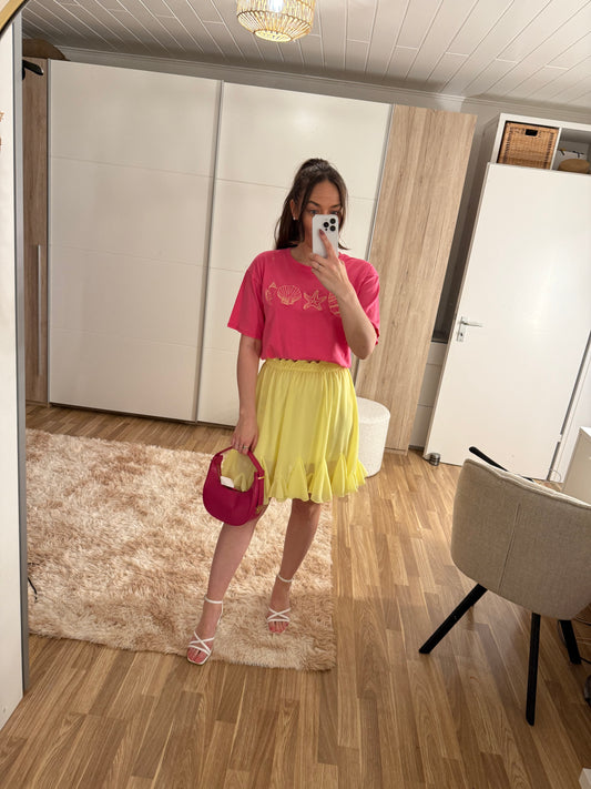 T-Shirt Muscheln pink -4736-