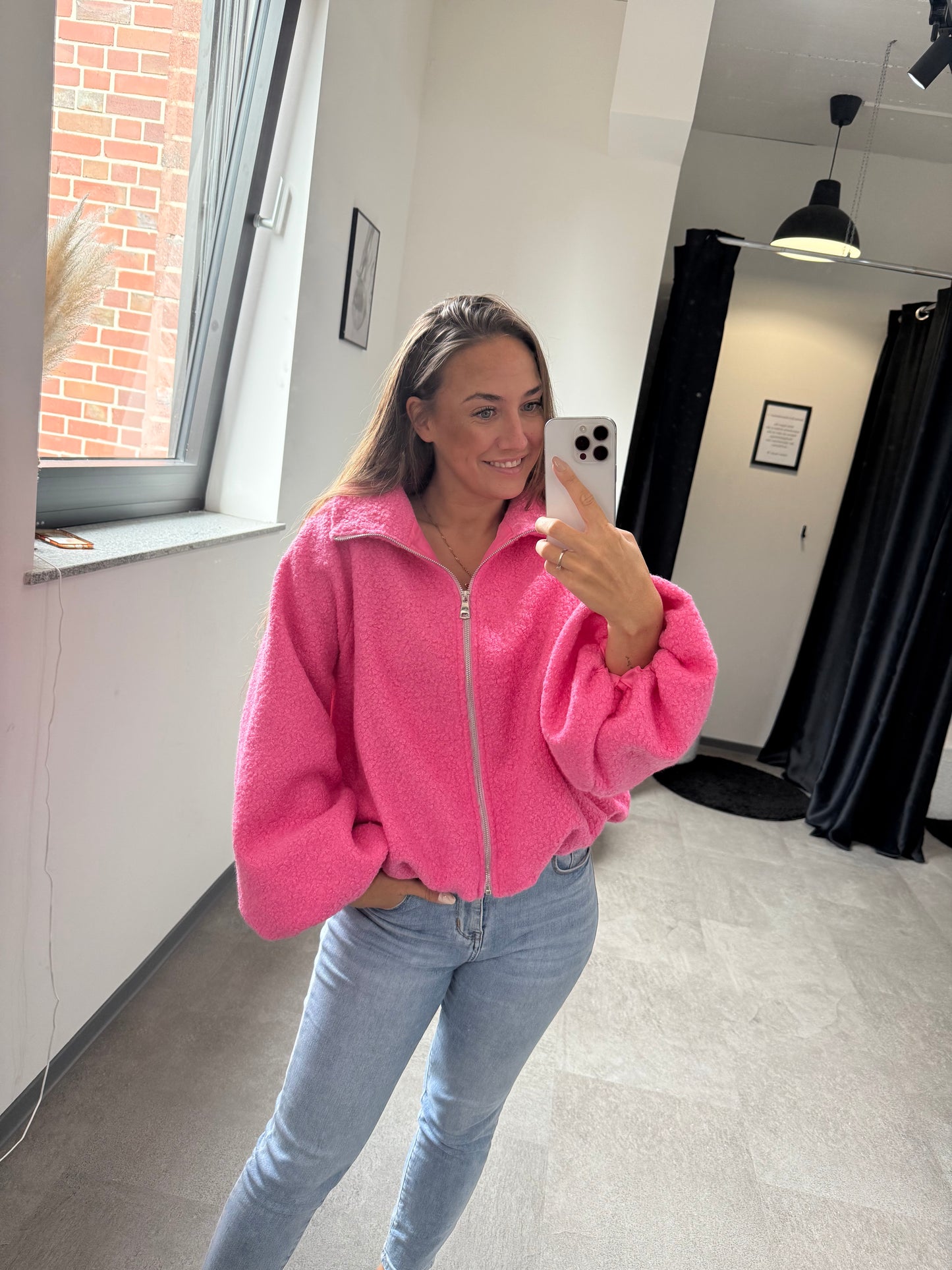 TEDDYJACKE -4777- PINK