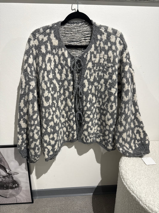 Leo Cardigan -7363- grau