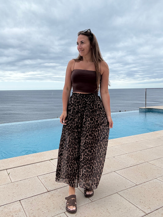 LEO FLATTERHOSE -4555b- BRAUN - Sarahs Modeboutique