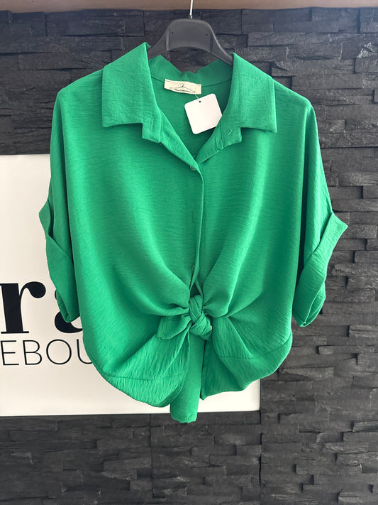 BASIC BLUSE -919- GRÜN