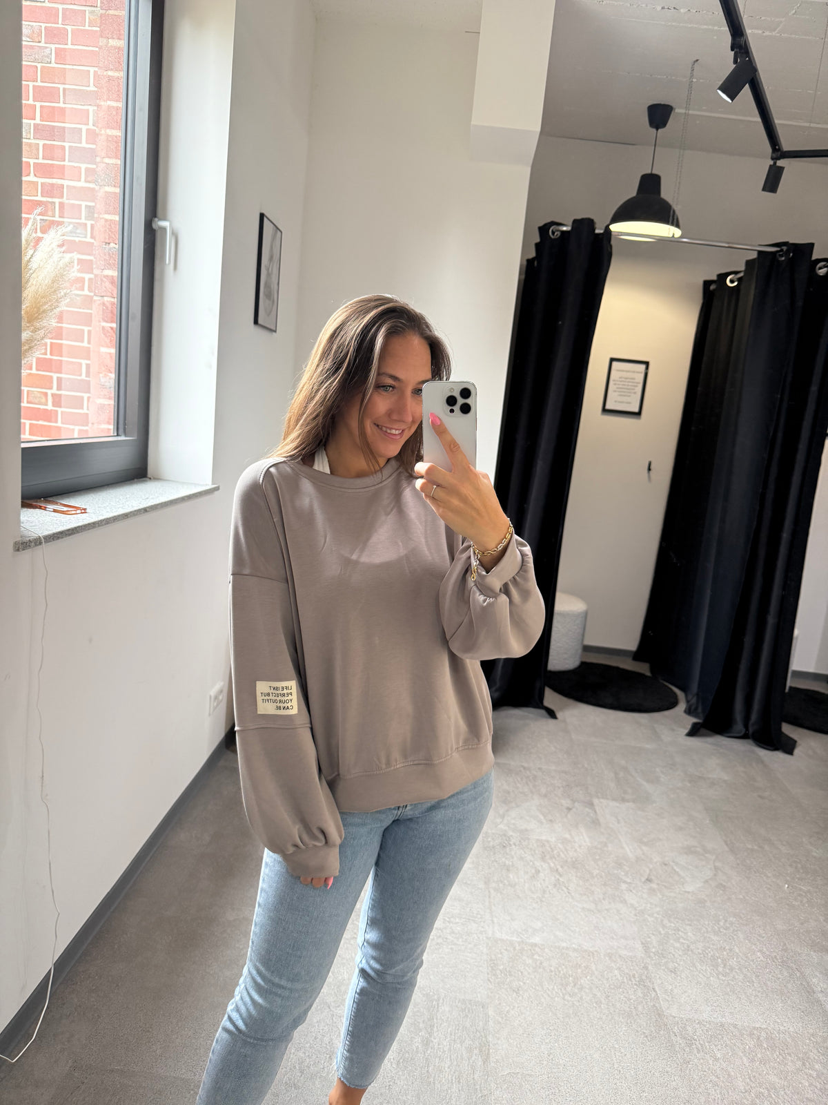 PULLOVER SOFTI -5889- TAUPE - Sarahs Modeboutique