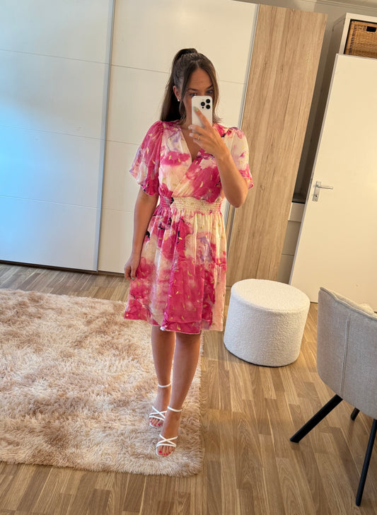 Kleid -4211- Pink