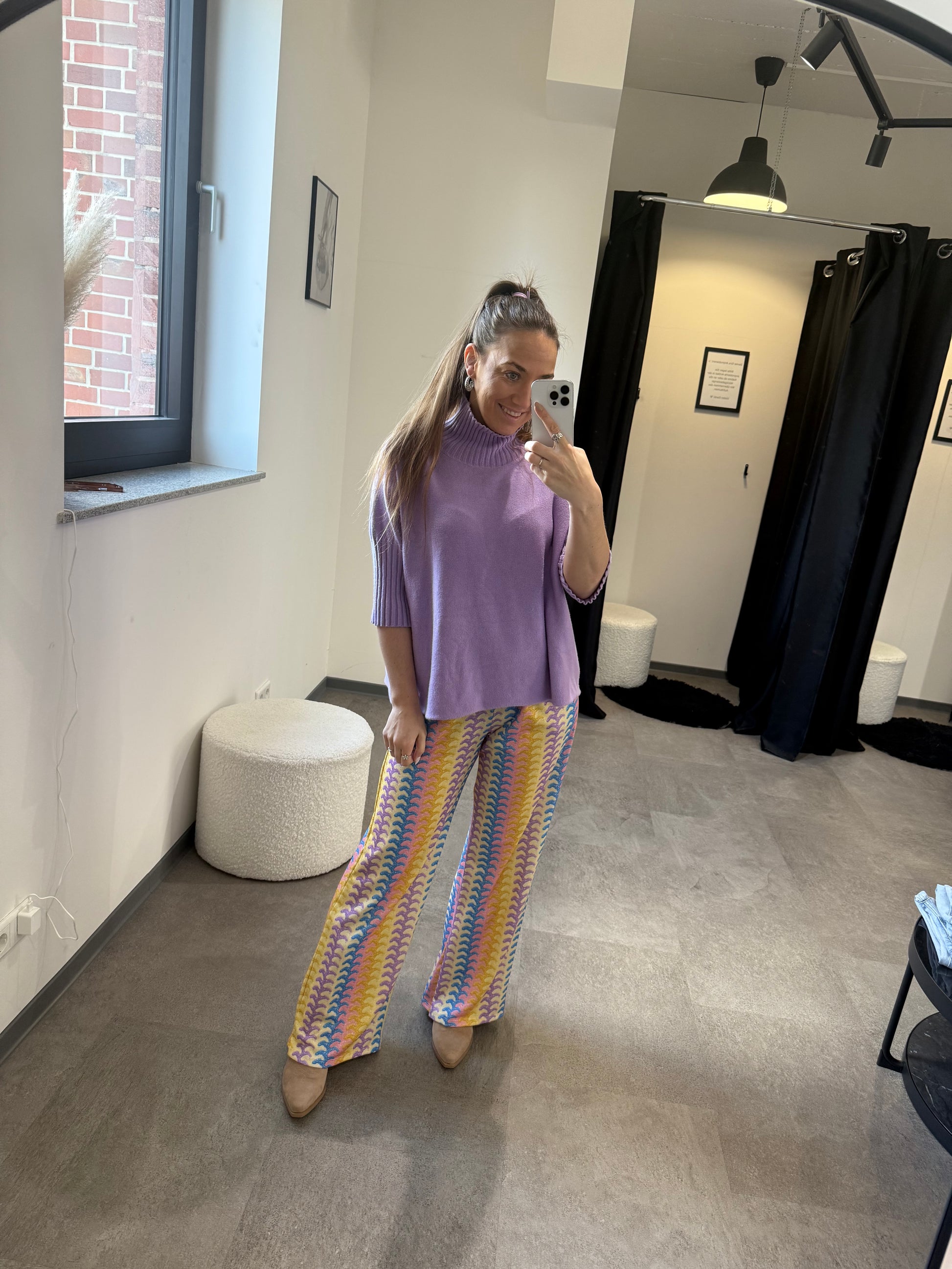 Shirt -1599- flieder - Sarahs Modeboutique