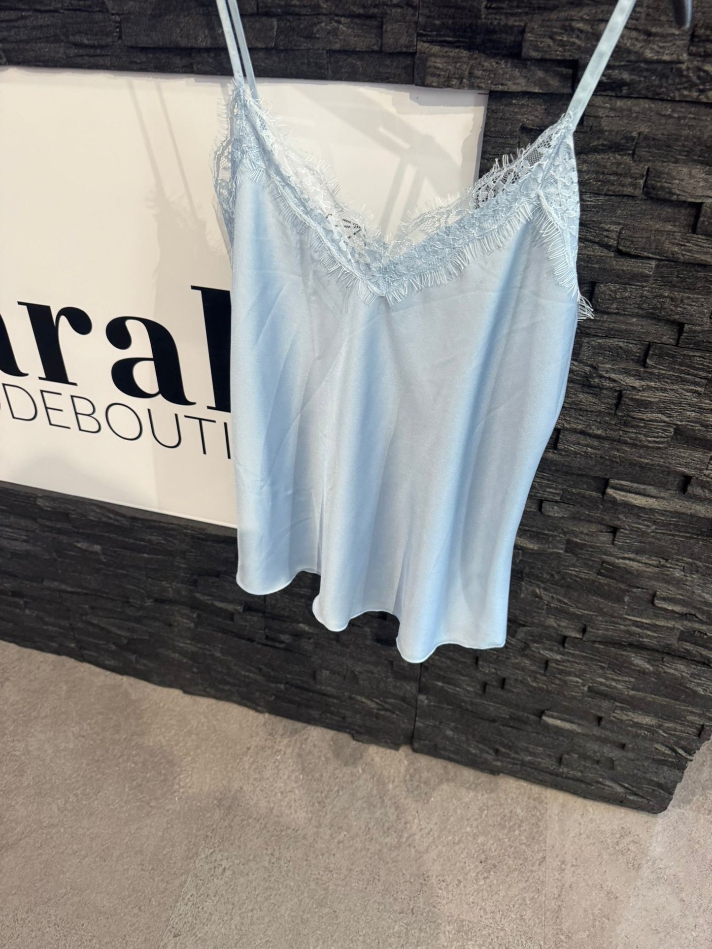 Top -505- hellblau - Sarahs Modeboutique