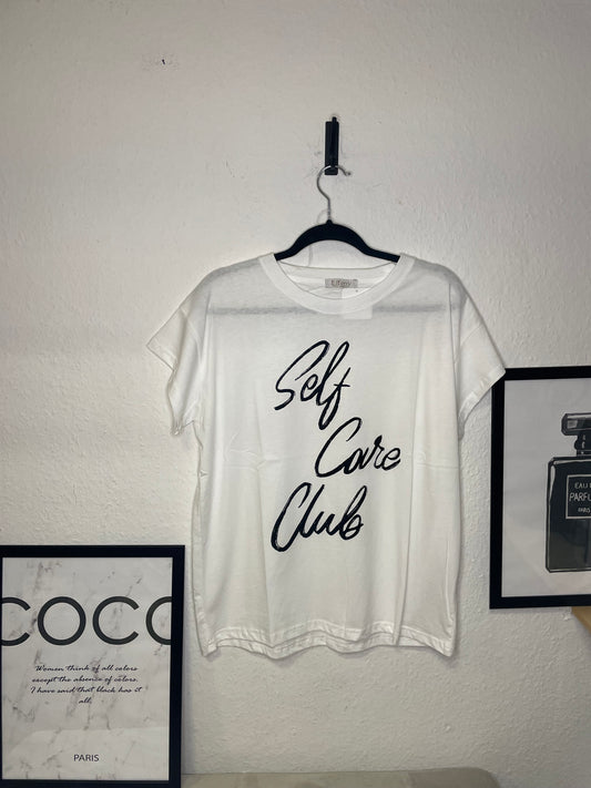 Tshirt self care club -4214- - Sarahs Modeboutique