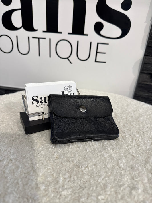PORTMONEE SCHWARZ GLÄNZEND - Sarahs Modeboutique