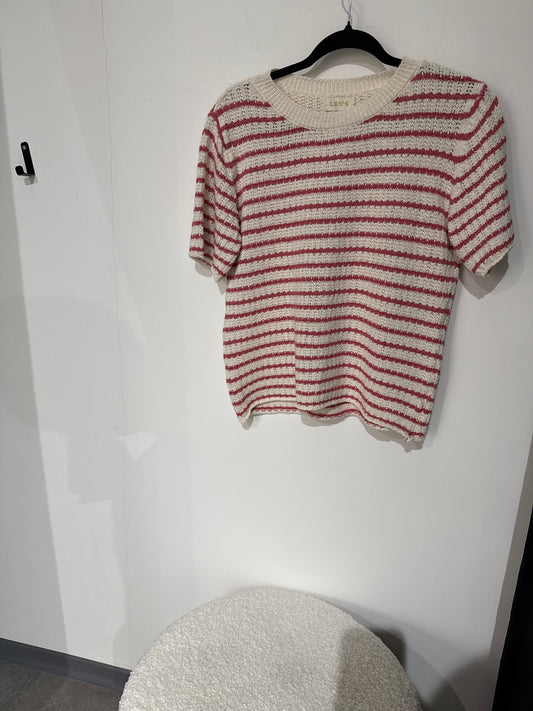 Strickshirt -4439- rot