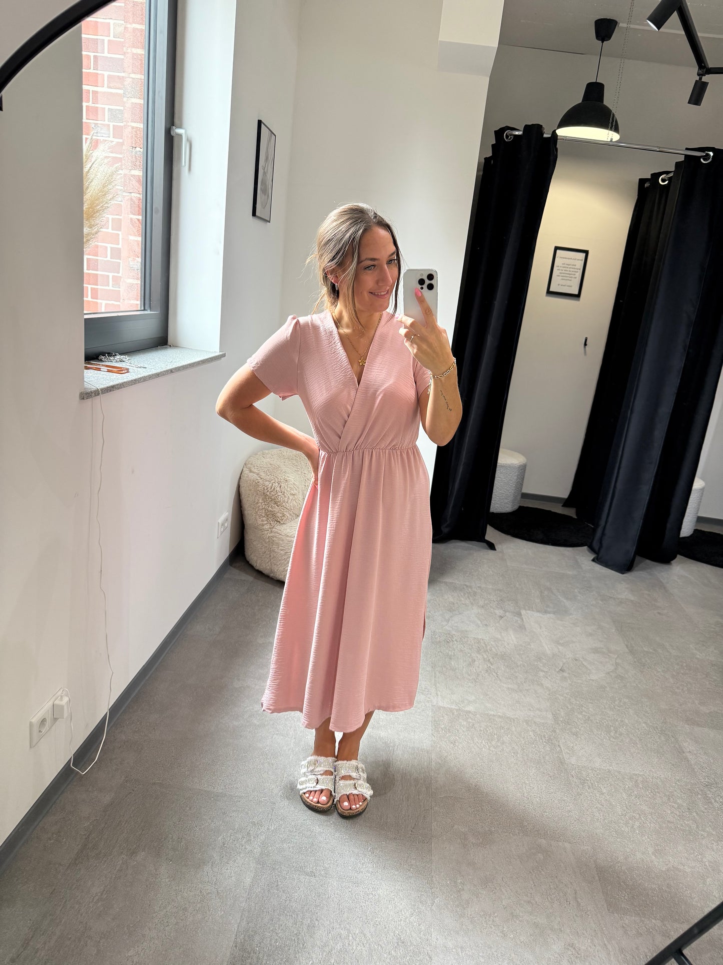 Kleid -3915- altrosa