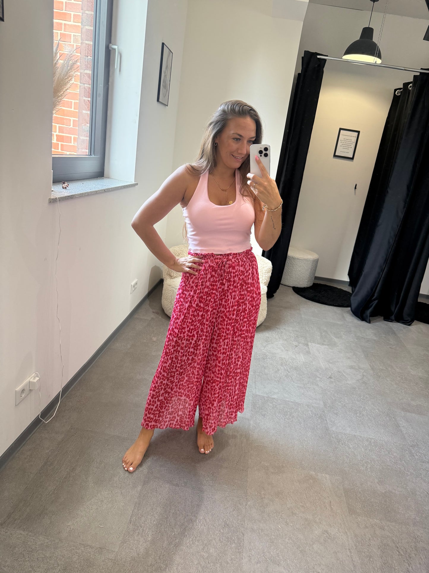 LEO FLATTERHOSE -4555d- ROSA/PINK