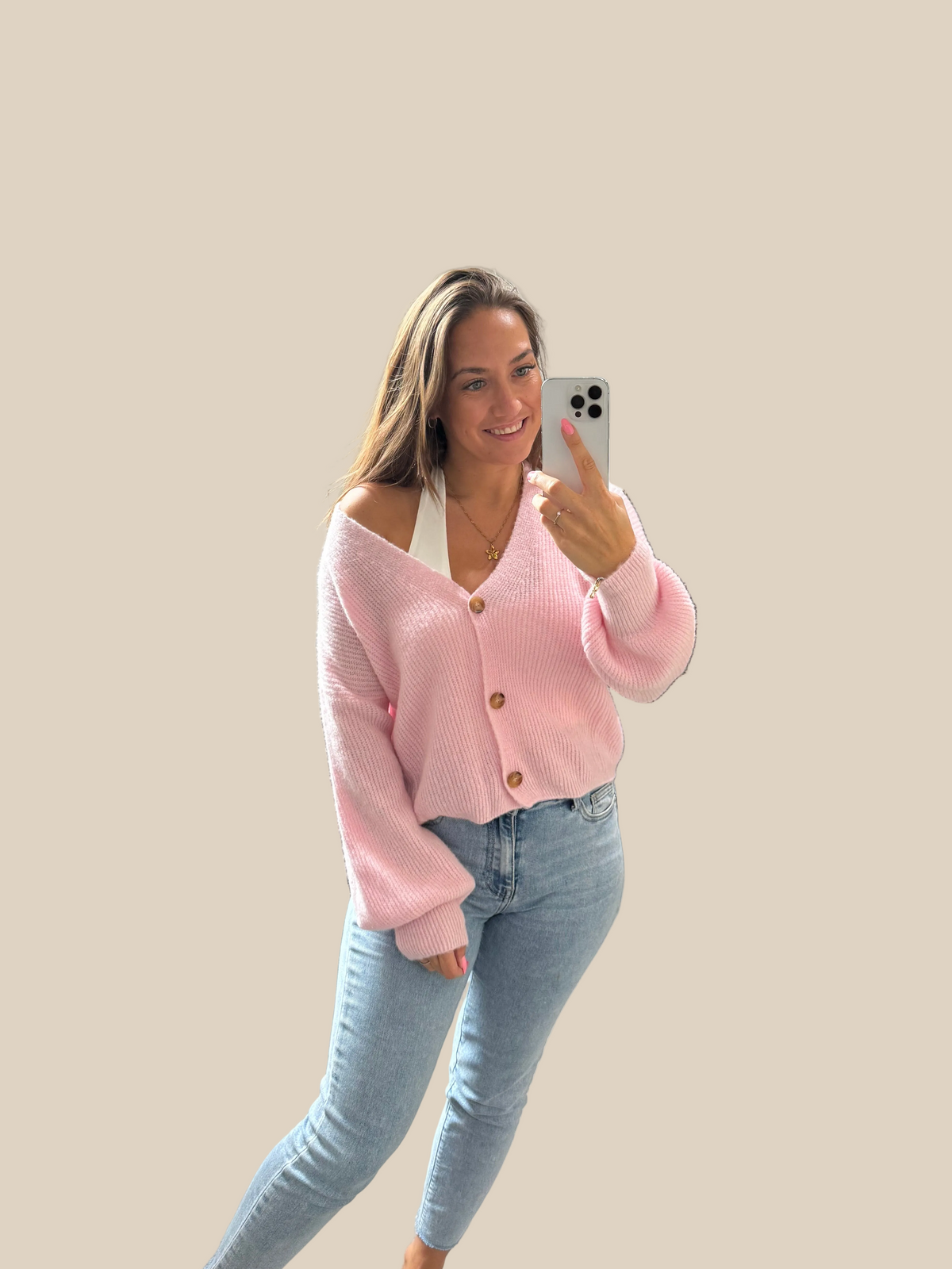 CARDIGAN -151- ROSA