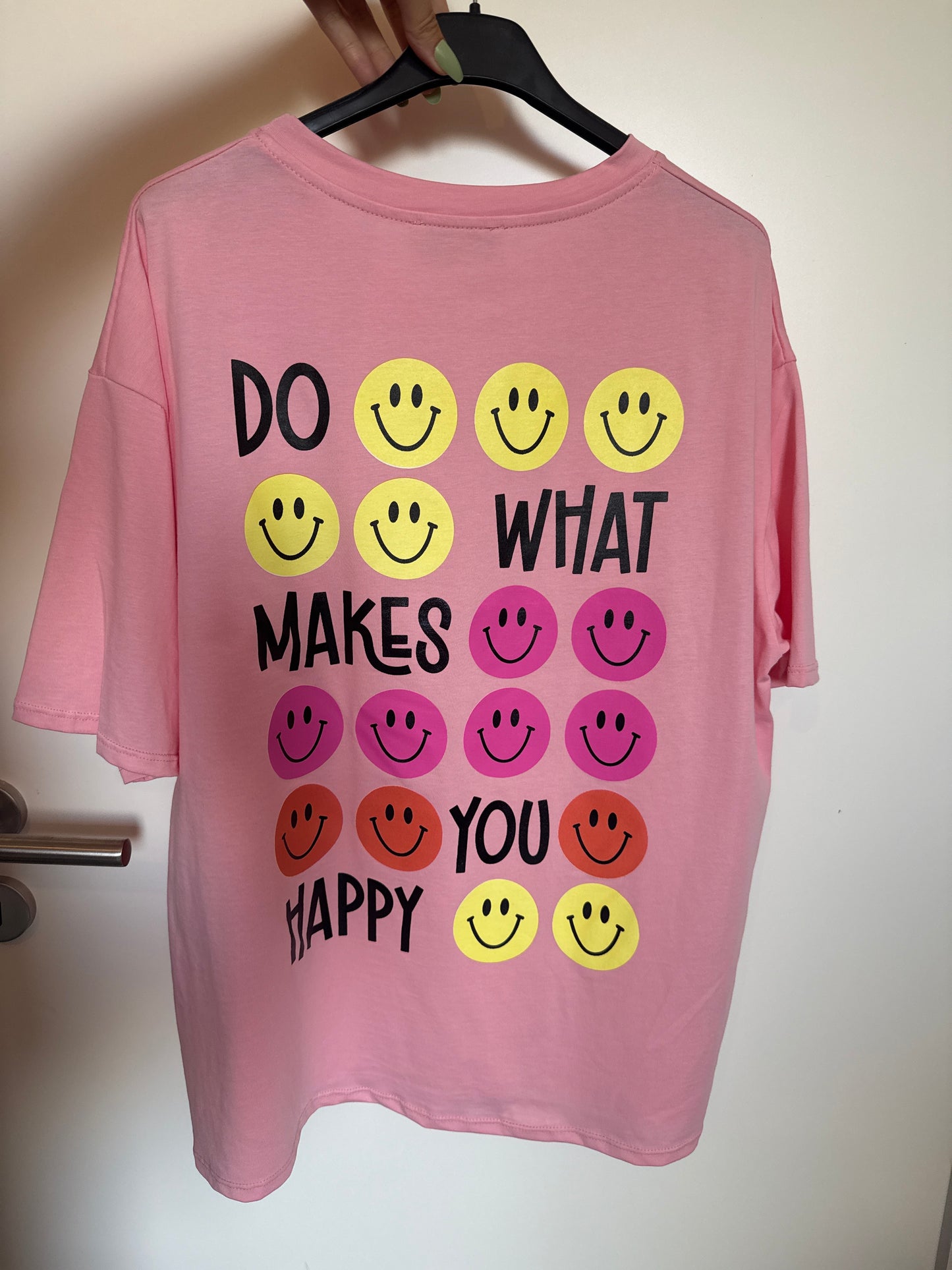 SHIRT SMILEY -4566- ROSA
