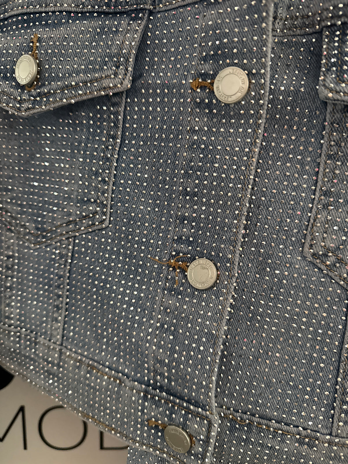JEANSJACKE GLITZER -7766-