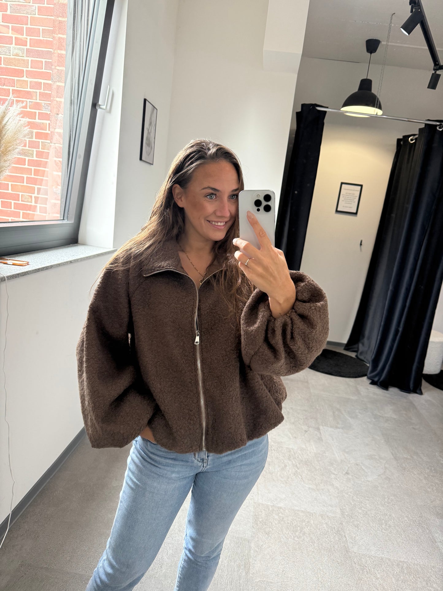 TEDDYJACKE -4777- BRAUN
