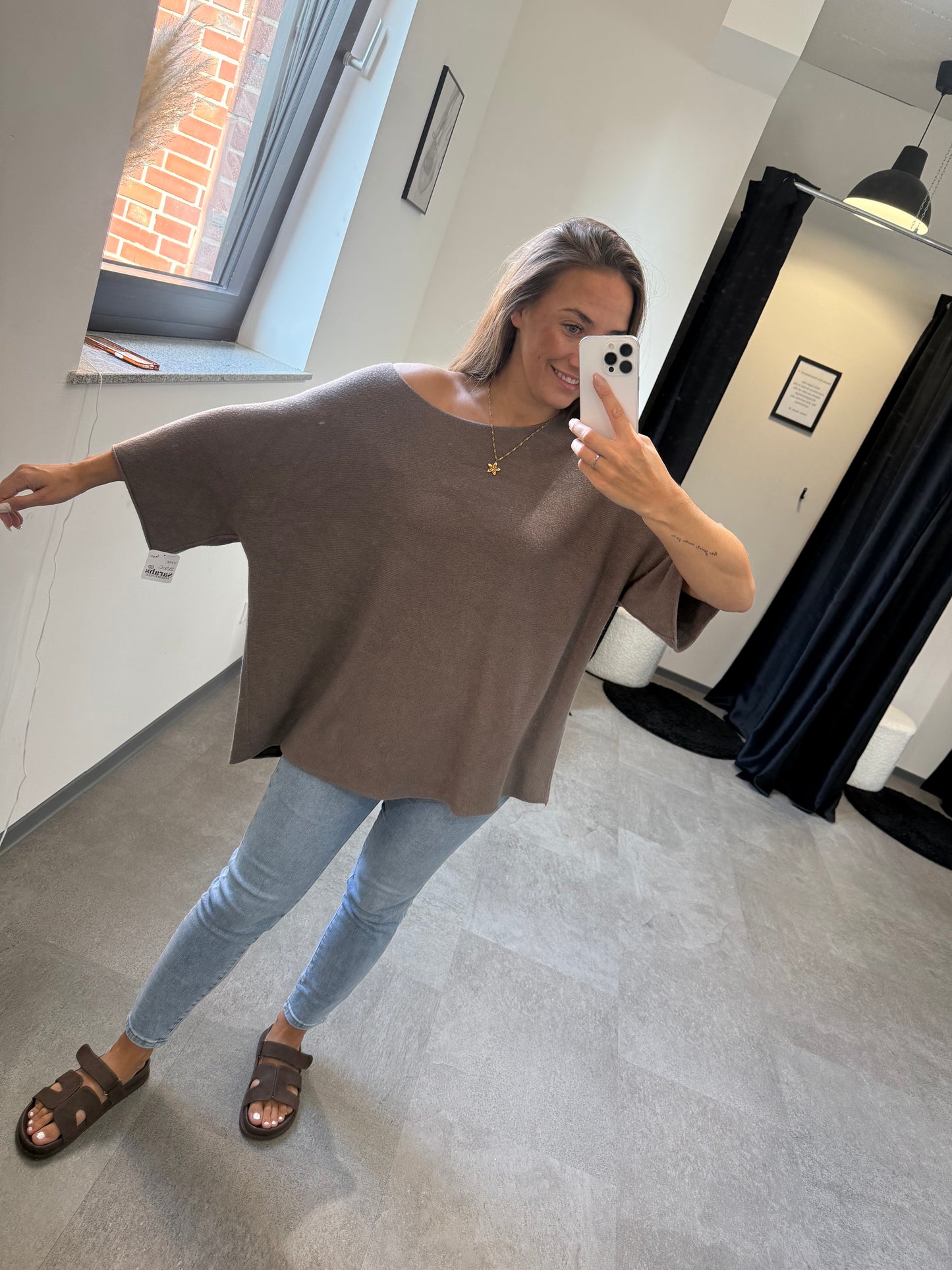 OVERZISE PULLI -4778- TAUPE