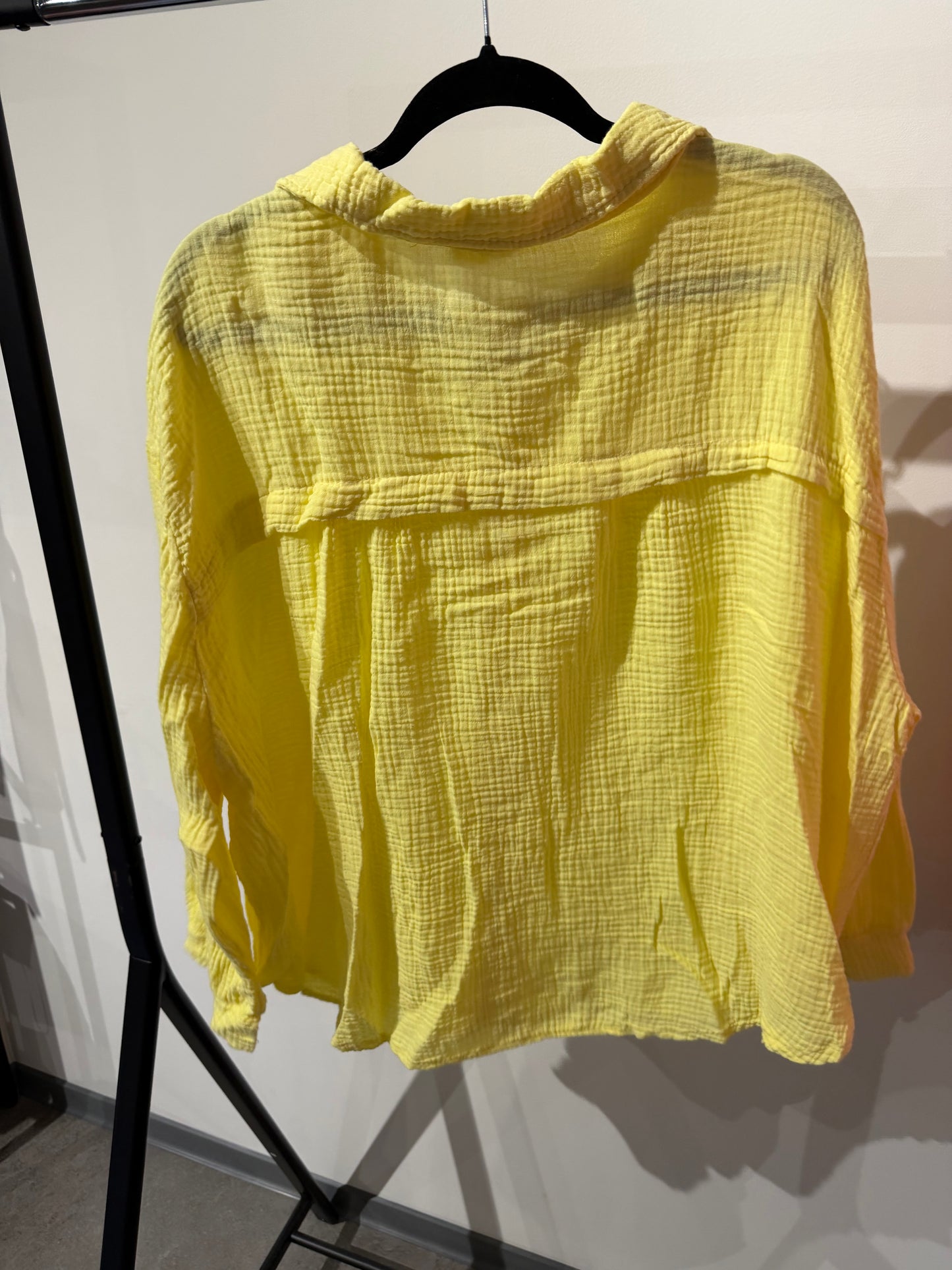 Musselinbluse gelb -263- - Sarahs Modeboutique