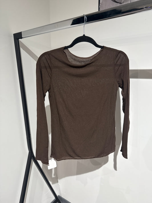 Basicshirt -1780- Braun