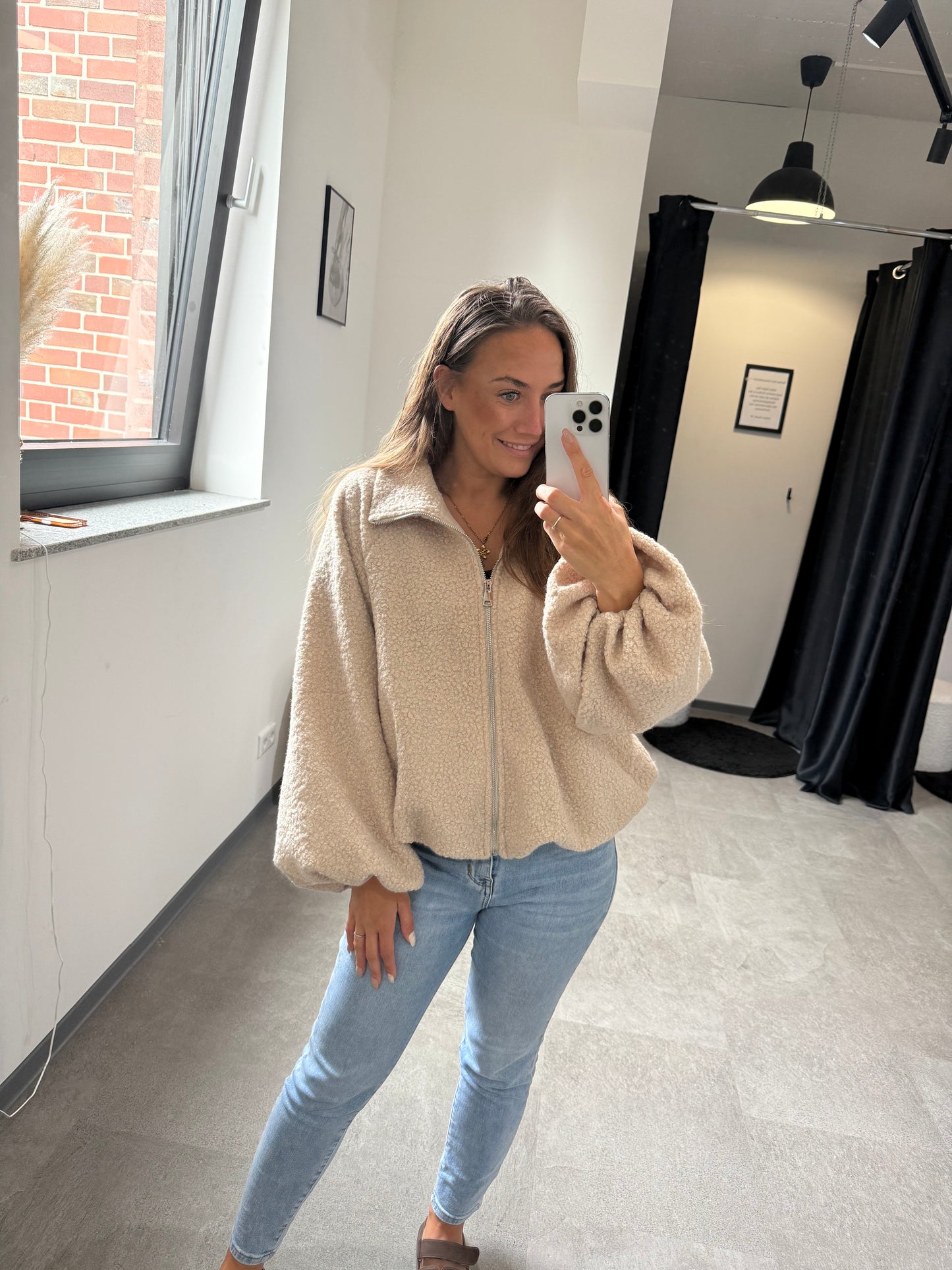 TEDDYJACKE -4777- BEIGE