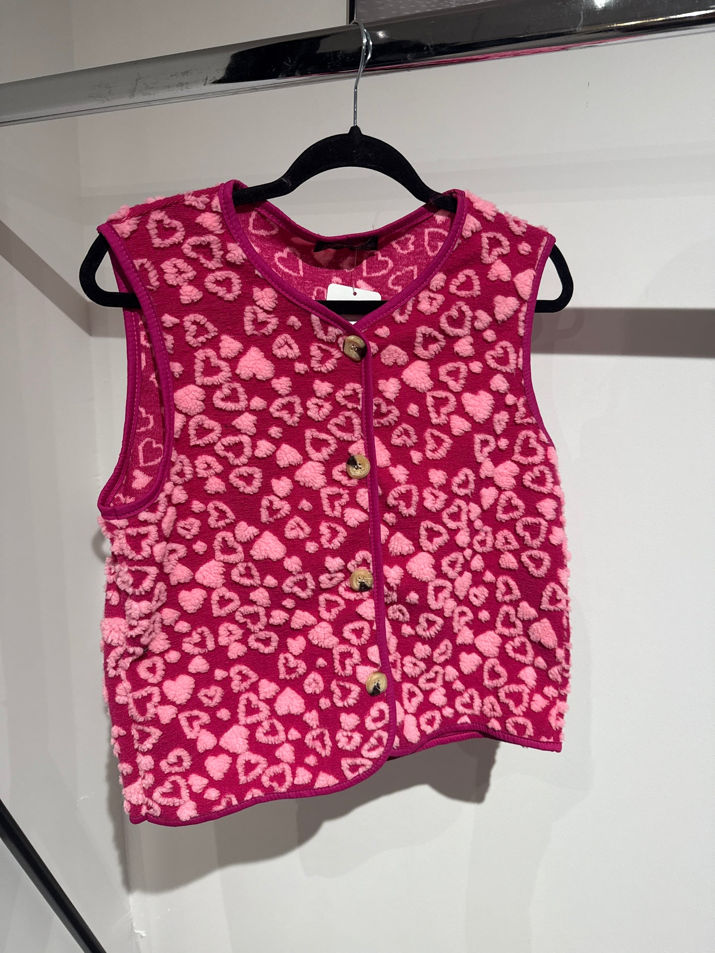 Weste pink herzi -6778- - Sarahs Modeboutique