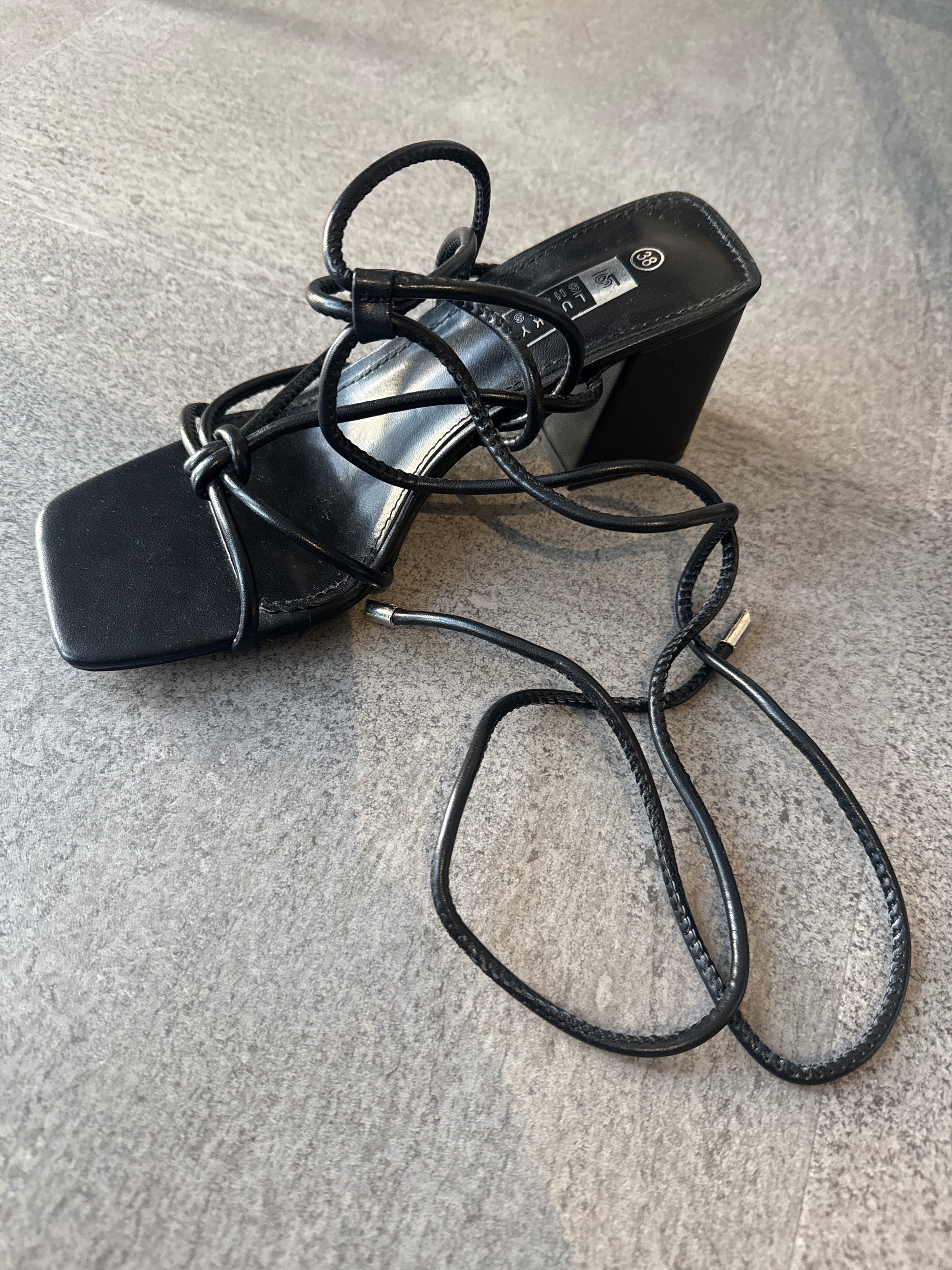 Schuh geschnürt -schwarz- - Sarahs Modeboutique