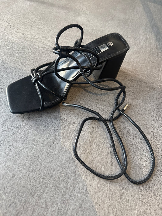 Schuh geschnürt -schwarz- - Sarahs Modeboutique