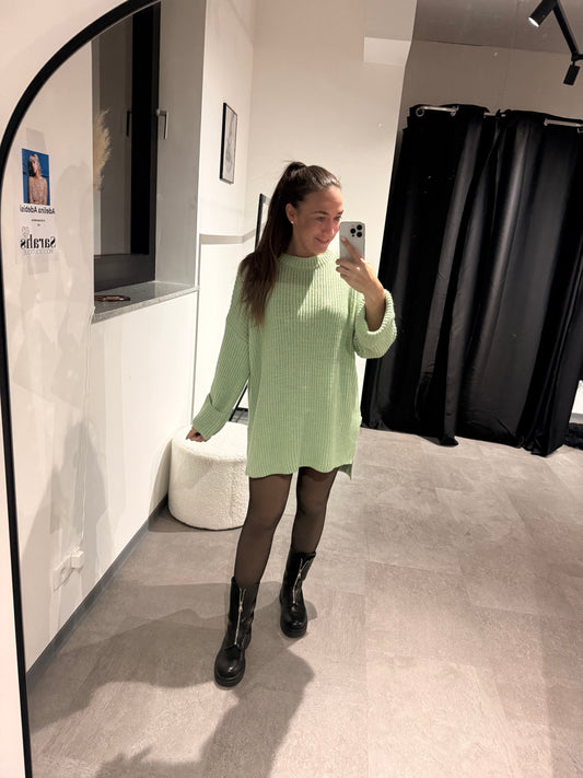 Schlitzpulli-1596- mint - Sarahs Modeboutique