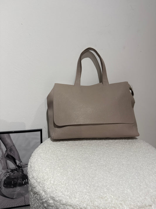 Tasche groß beige -7547-