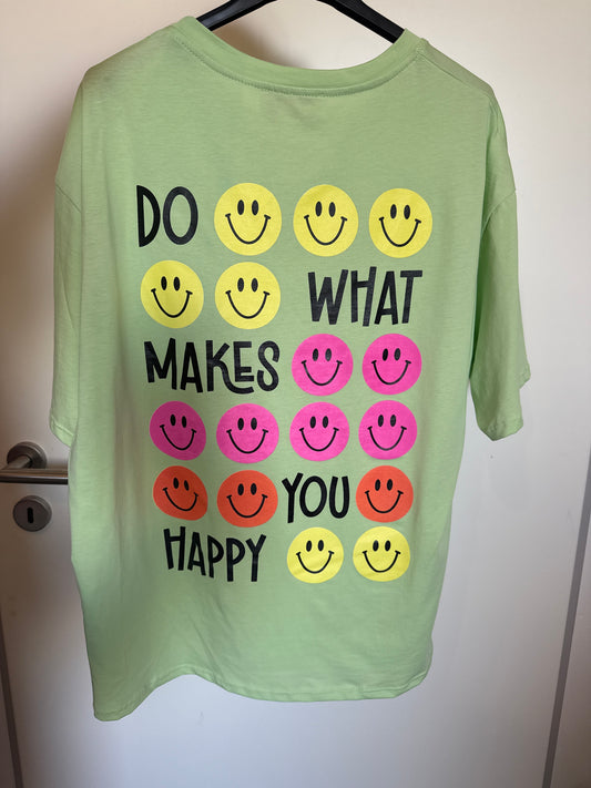 SHIRT SMILEY -4566- MINT - Sarahs Modeboutique
