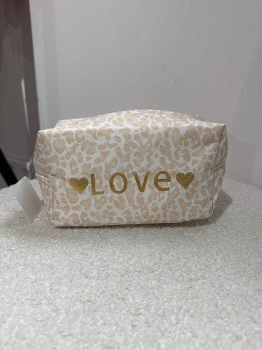 Kosmetiktasche -6669- beige Love