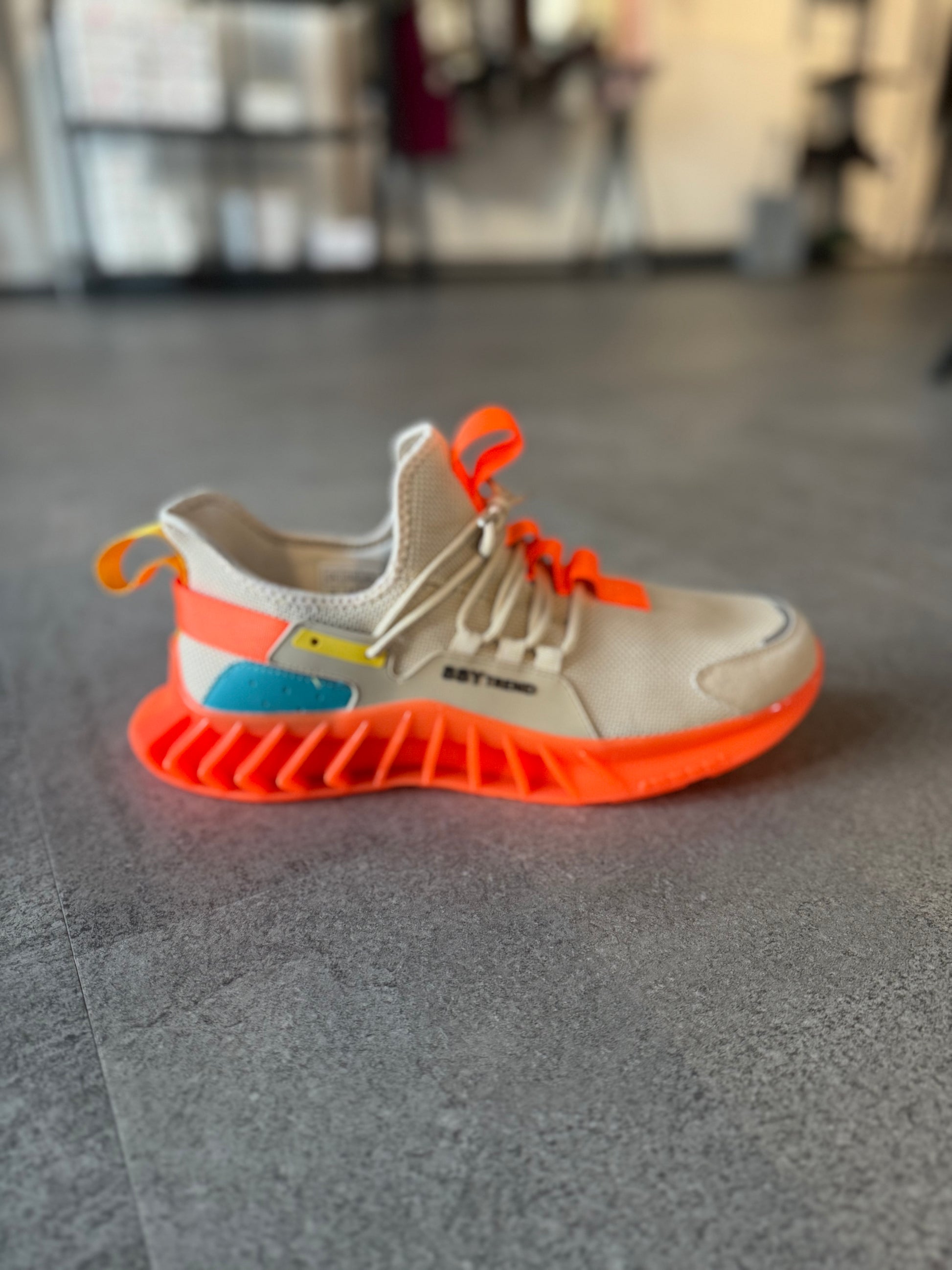 Herrenschuhe orange -1672- - Sarahs Modeboutique