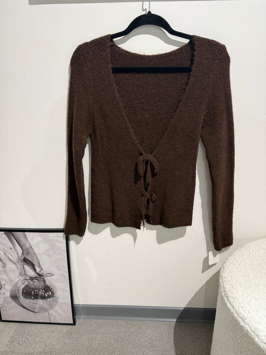 Cardigan -7364- Braun