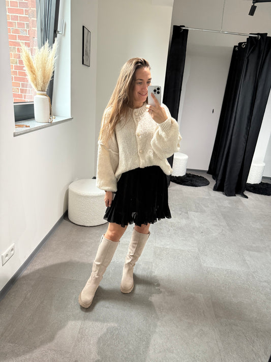 Overzise Pulli -1590- Creme