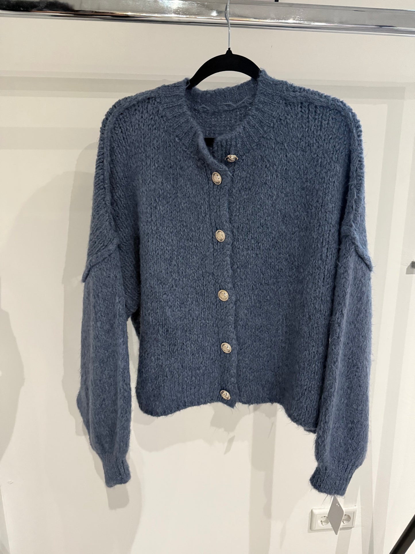 Overzise Pulli -1590- jeansblau