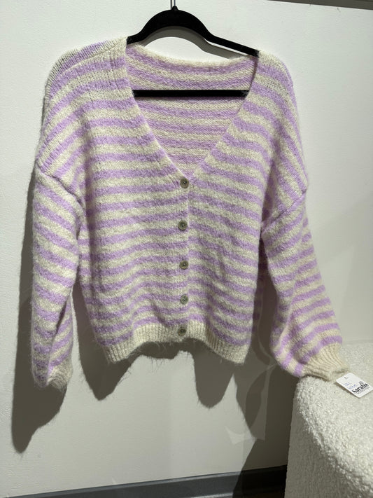 Cardigan -7362- flieder
